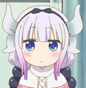 This is the Avatar Image for the Kanna Kamui (Maid Dragon) AI Voice and Text to Speech Generator